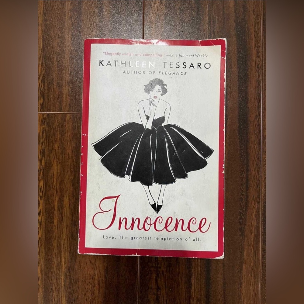 Innocence by Kathleen Tessaro, paperback novel, women’s fiction